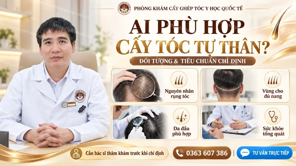 Ai Phù Hợp Cấy Tóc Tự Thân? Đối Tượng Và Tiêu Chuẩn Chỉ Định
