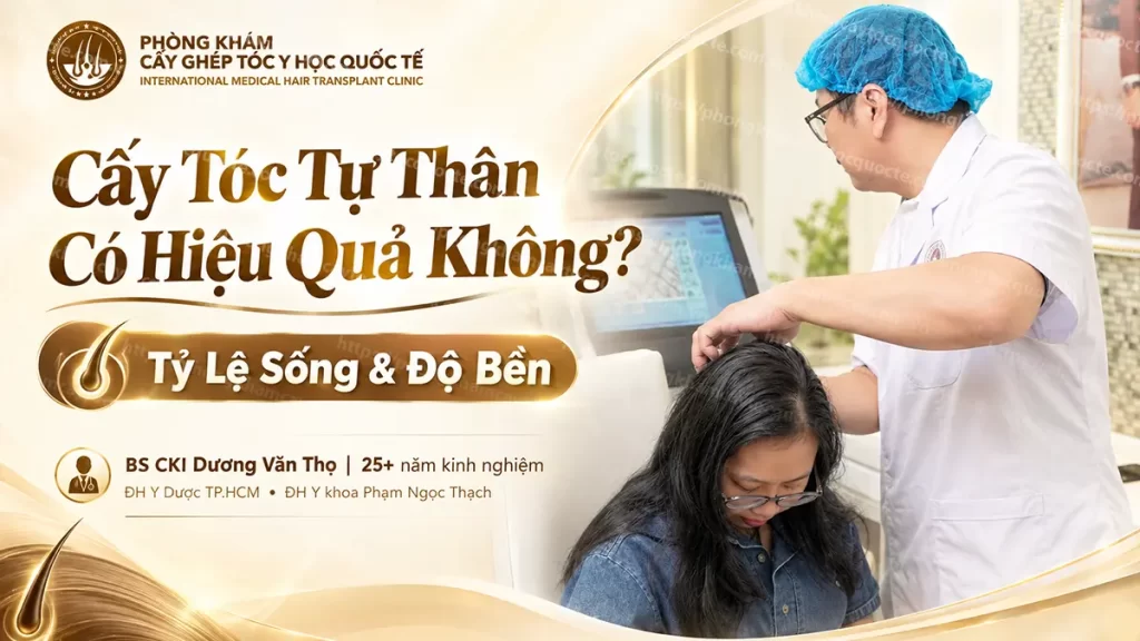 Giải đáp cấy tóc tự thân có hiệu quả và bền không