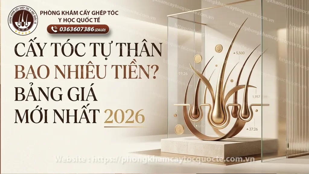 Cấy Tóc Tự Thân Bao Nhiêu Tiền