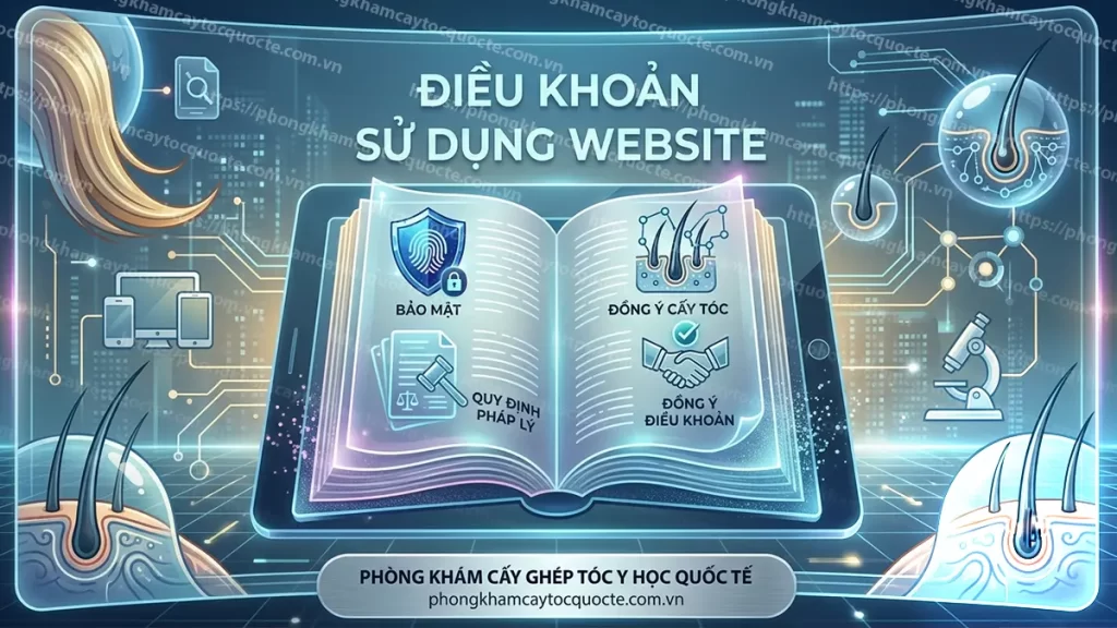Điều khoản sử dụng website phòng khám cấy ghép tóc quốc tế